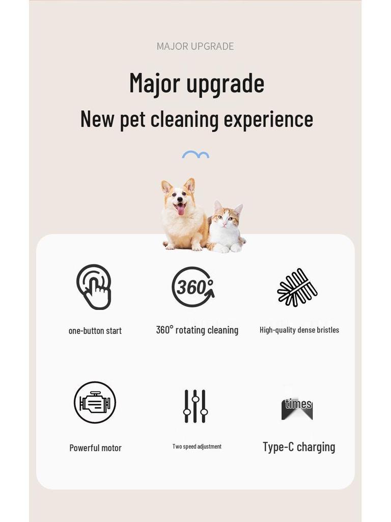 Automatic Pet Foot Washer for Dogs & Cats - Electric Cleaner for Beauty Care