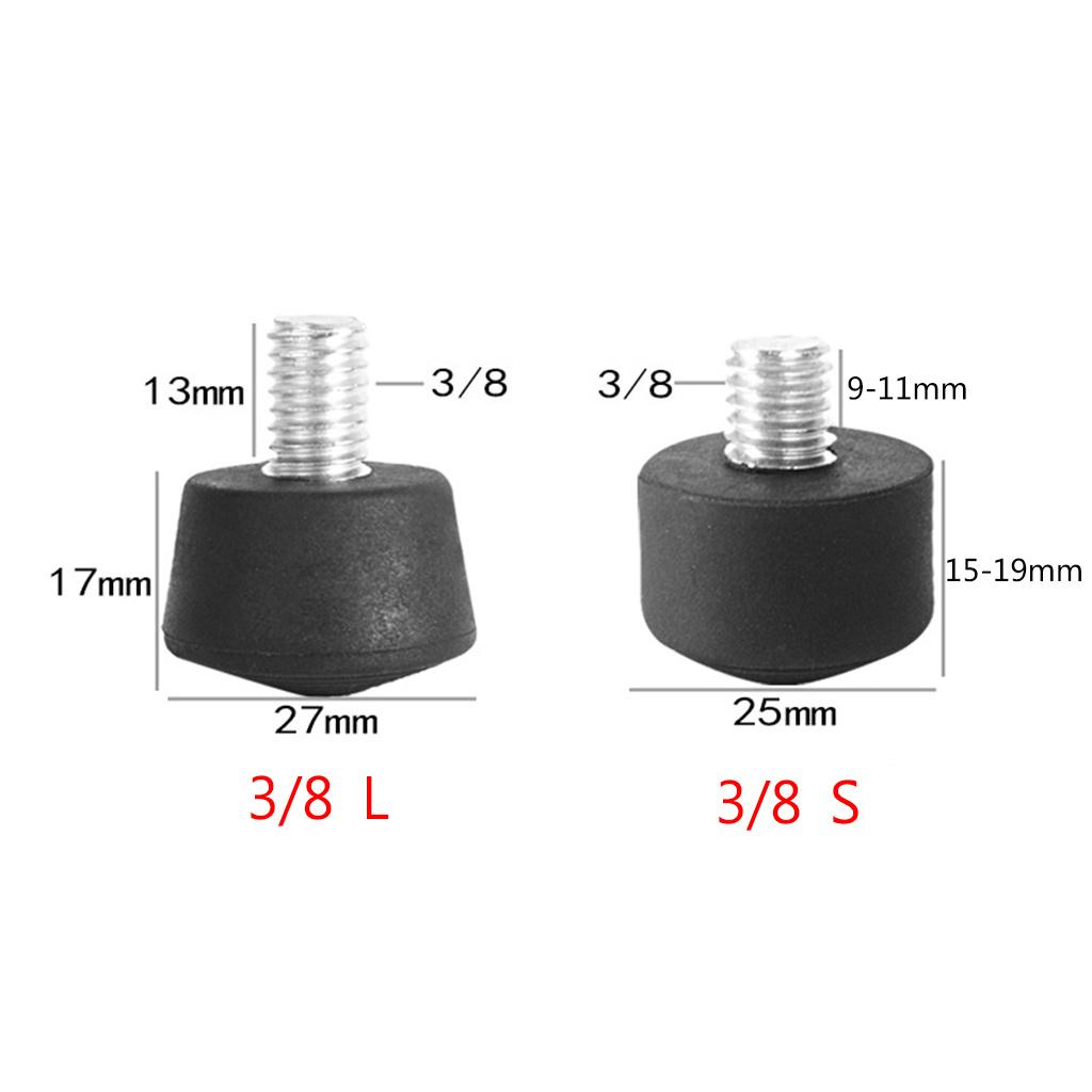 3/8 Inches &1/4 Inches Universal Antislip Tripods Monopod Rubber for Gitzo Tripods Monopod