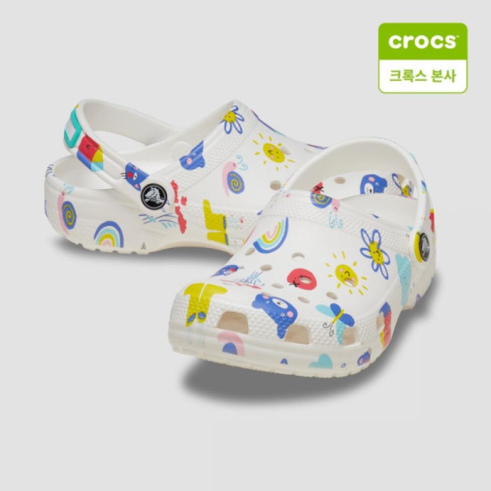 Crocs Classic Doodle Print Clog Kids 210356 94s