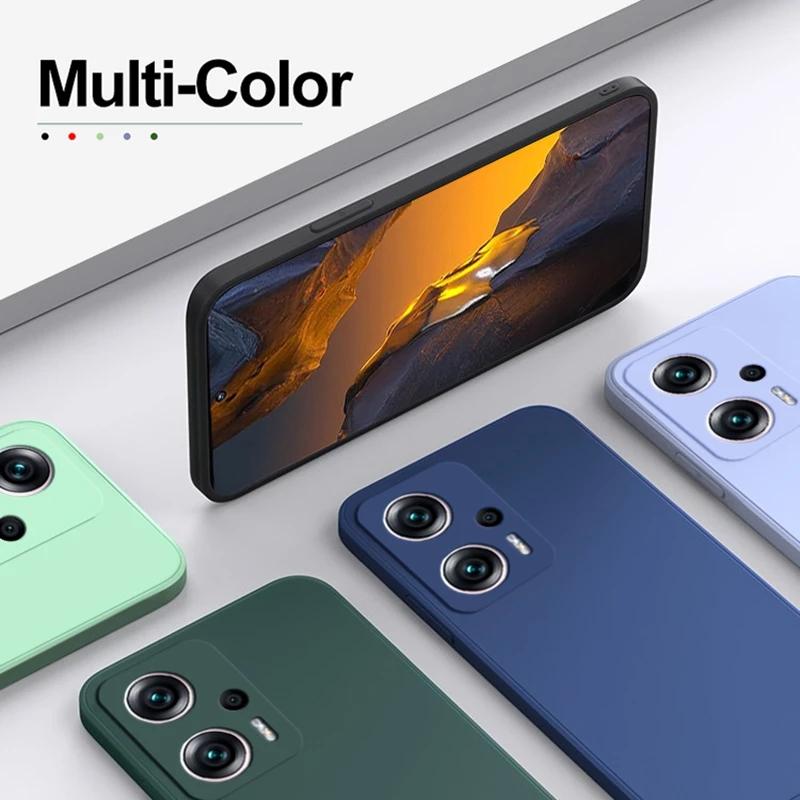 Original Liquid Silicone Phone Cases For Xiaomi Poco F5 F 5  PocoF5 F5 Tection Soft TPU Case Back Cover For Poco F5