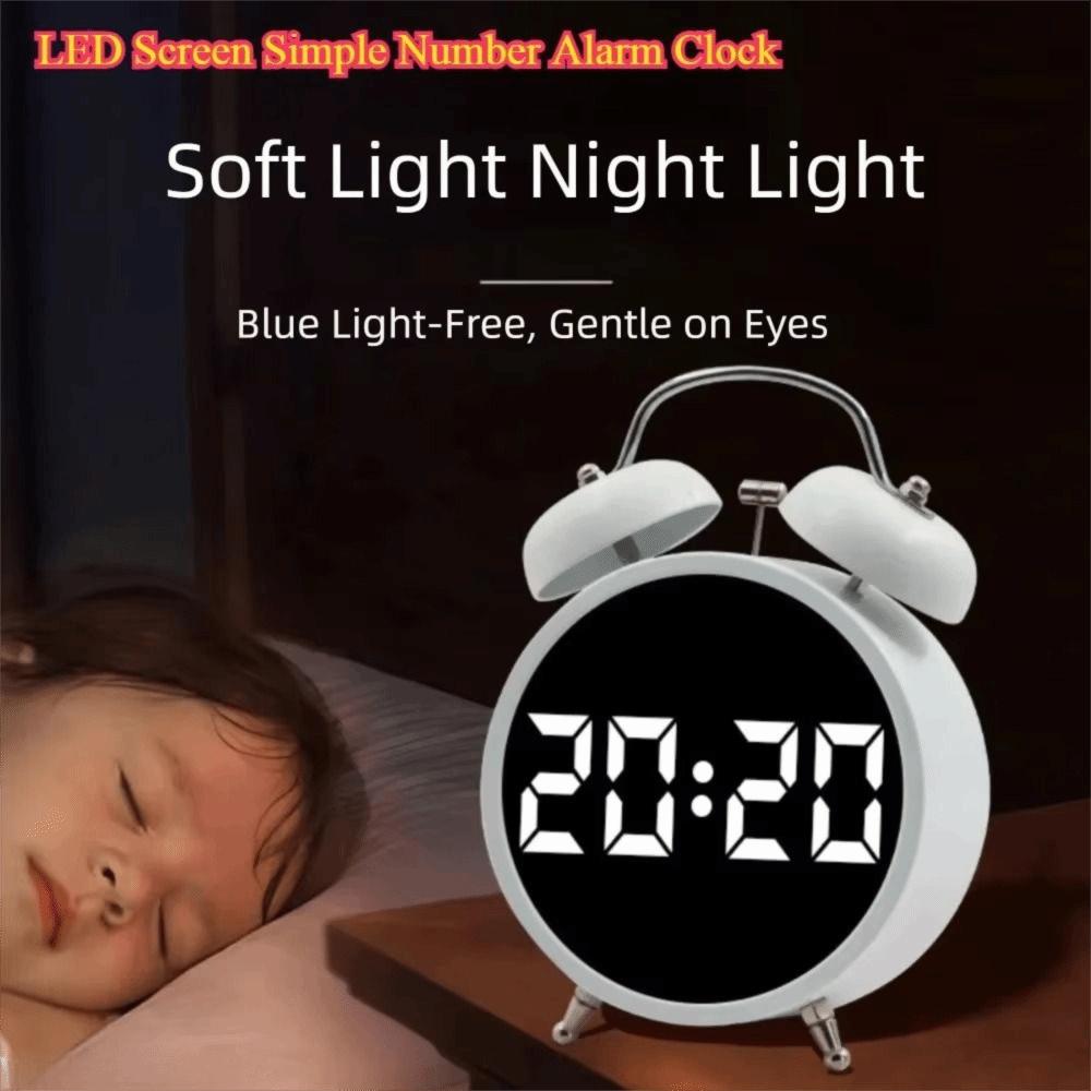 Night Light Digital Display Clock Multifunctional Smart Alarm Clock Bedroom Decor
