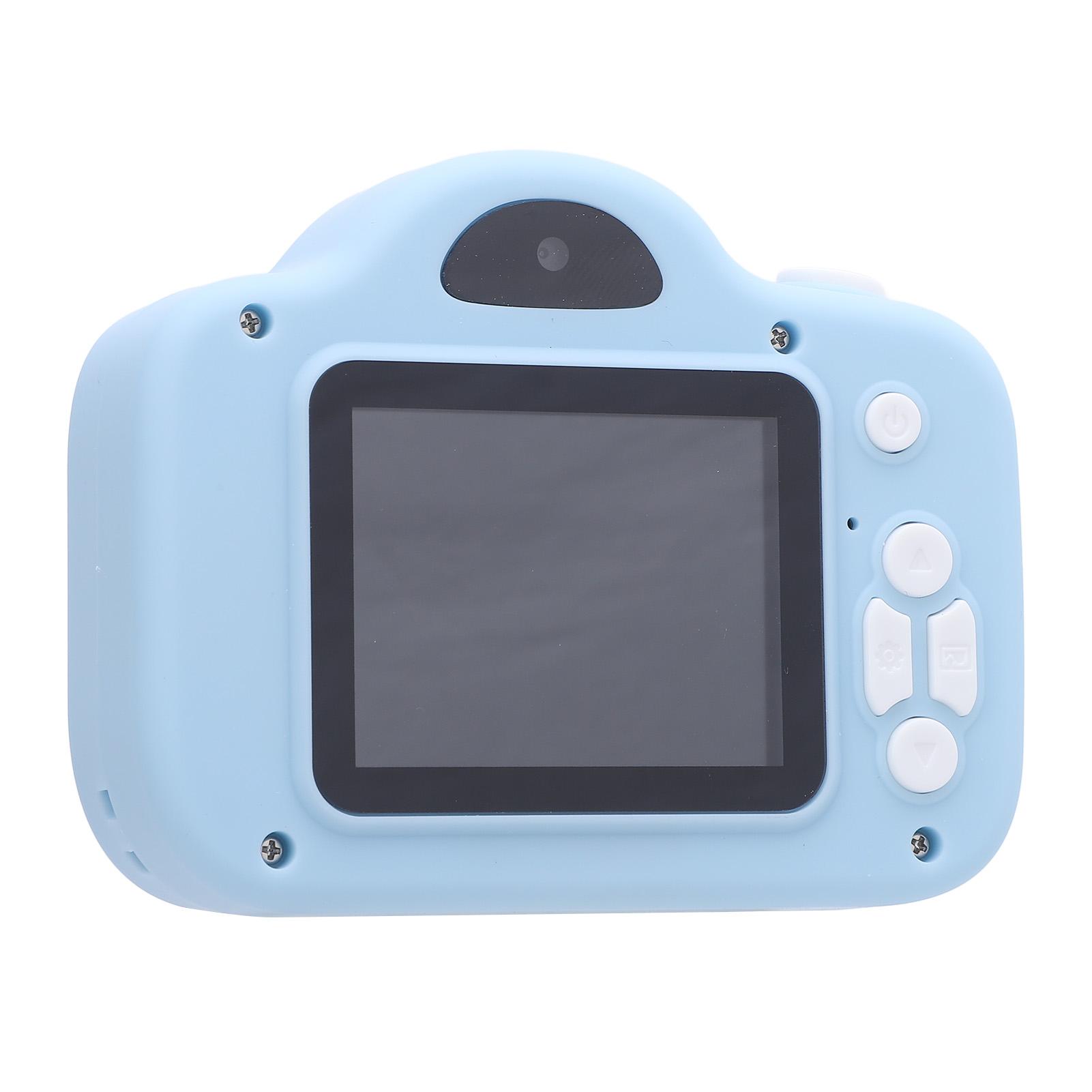 

Детская камера 1080P HD с двумя объективами, 2-дюймовым ЖК-экраном, защитой от сотрясений, поддержкой карты памяти 32G, компактная синий