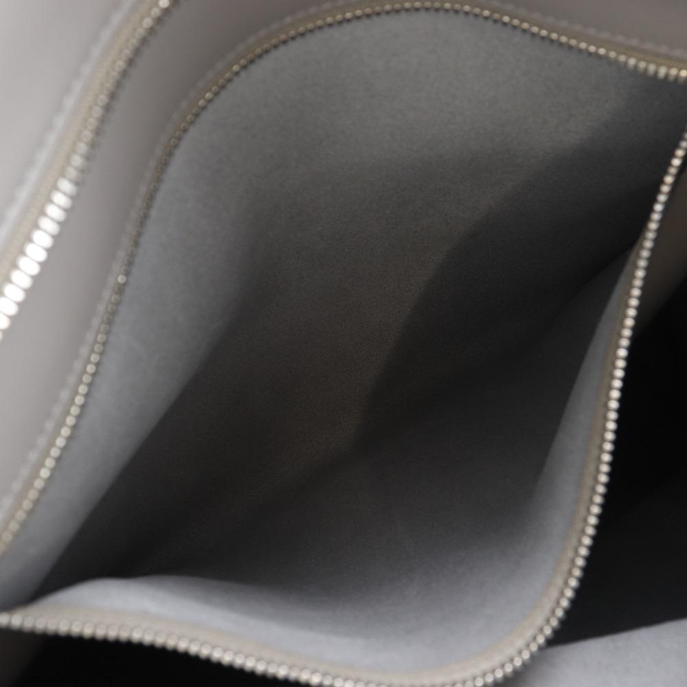 LOEWE Shopper Tote Bag anagram gray lambskin unisex Used