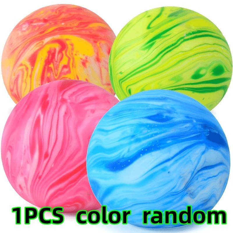 1 Piece Of Randomly Colored Glass Ball-Shaped Squeeze Toy, Slow Rebound Grip Ball, Soft Rubber Stress Relief Toy For Children, Fun Shape