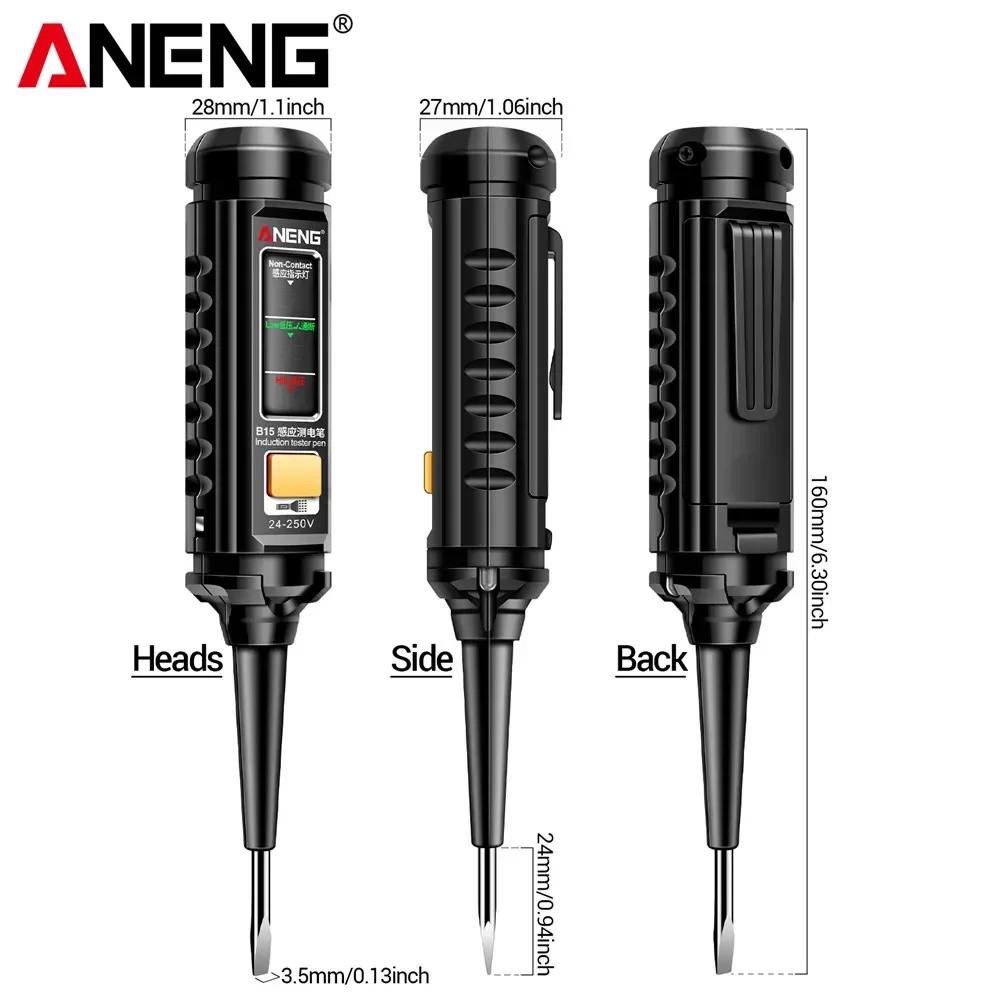 2026 ANENG B15 Multimeter Tester Pen Multimeters 1999 Counts 24-250V Voltage Detector Meter Diagnostic Breakpoint Finder For Electrician Repair Tools