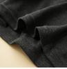 Damen Slim Fit Langarm Rundhals T-Shirt mit geripptem Henley-Kragen