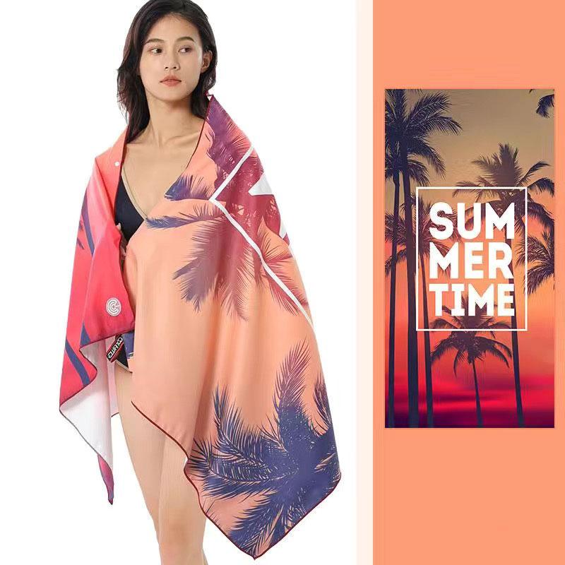 

1 шт. пляжное полотенце — быстросохнущее полотенце из микрофибры для путешествий, прямоугольное пляжное полотенце с шалью, плавание, бассейн, йога и многое другое. L оранжевый