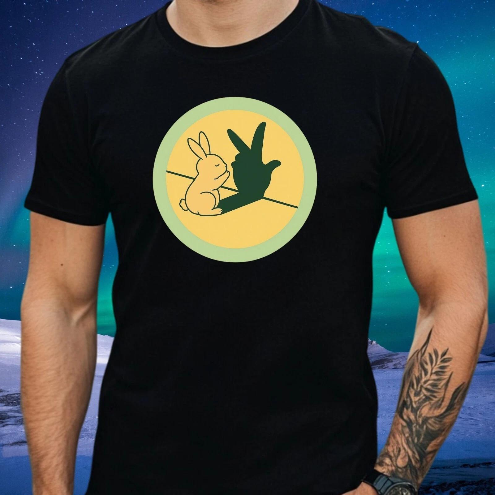 T-Shirt Herren Lustiger Hase Retro Ostern Motiv Baumwolle Größe S bis 5XL XXXXL