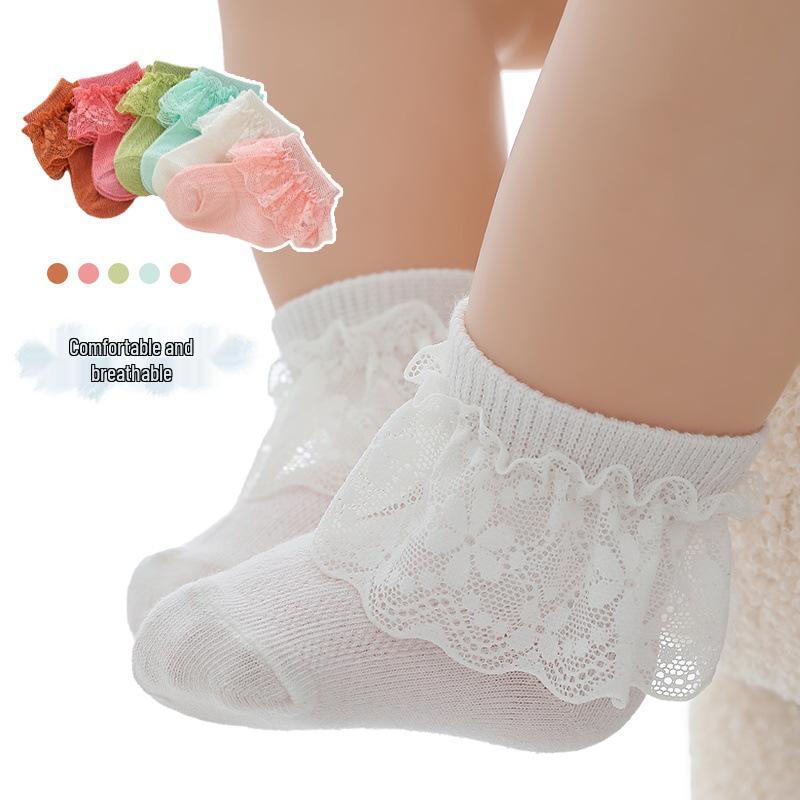 Summer Lace Mesh Socks for Girls - Thin Princess Style