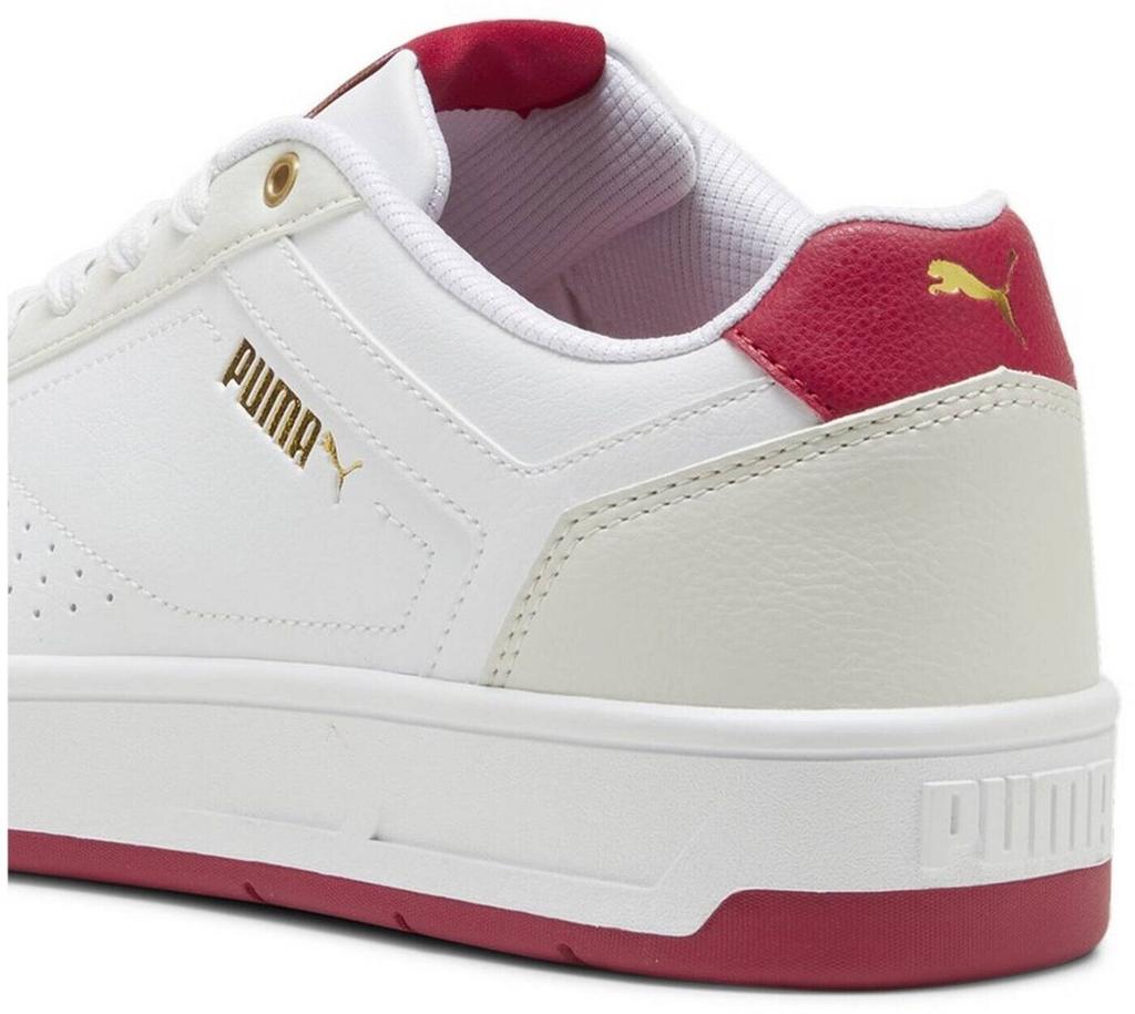 Puma Court Classic Sneakers White/evaporating Grey/club Red