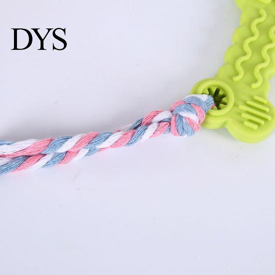 Vibrant Color Dog Chew Toys Teeth Cleaning Puzzle Sturdy Teething Cookies Shaped for Home Fadeless