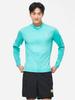 BARREL Men'S Tropical Relaxed Fit Zip-Up Rash Guard Ocean Mint (B5Smwzr131Omt)
