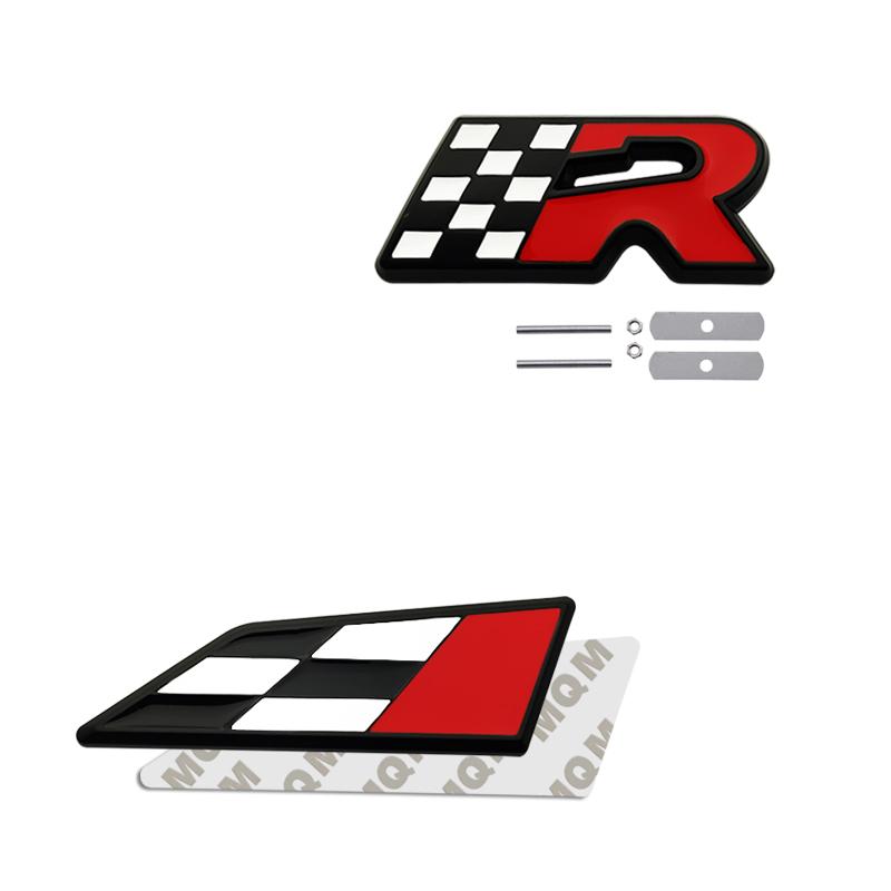 Car Accessories Metal Grille Emblem Rear Trunk Body Badge Sticker For Seat IBIZA Leon R Cupra Exeo Mii Tarraco Toledo Altea SH1