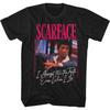 1983 Scarface Scarface Scarface Al Pacino Tony Movie Joint Retro T-shirt for Men and Women The Same Loose and Breathable