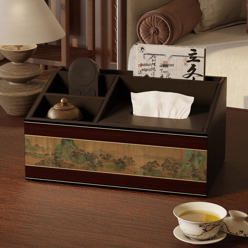 

New Chinese Style Tissue Box with Storage
