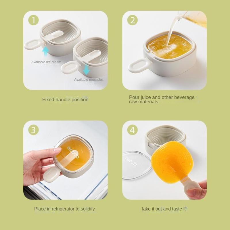 Ice-cream Moulds for Home Use To Make Popsicle Popsicle Ice Cream Sorbet Ice Cube Cheese Stick Silicone Grinder Homemade