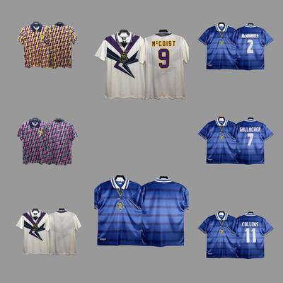 Scottish Retro Jerseys Football Clothes Classic Nostalgic Replica Thai Version Jersey Souness Robertson