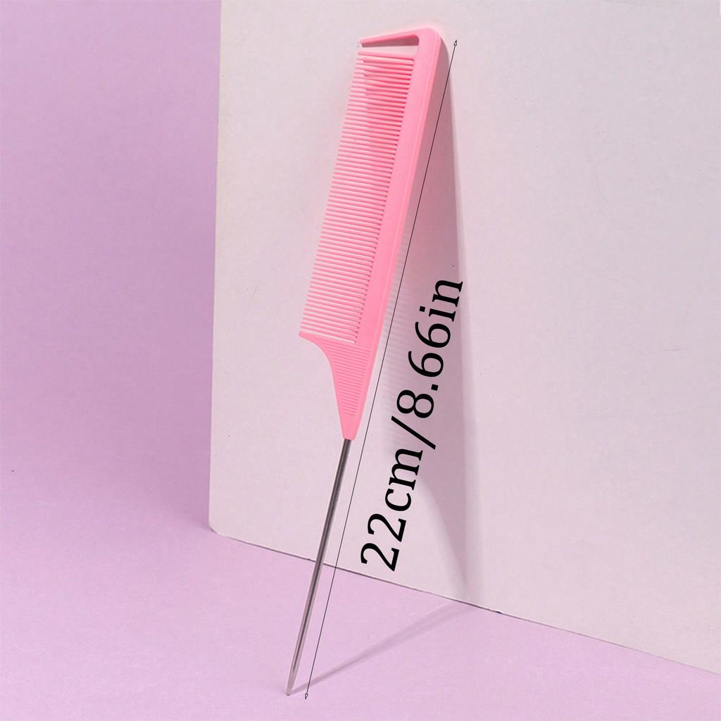 1pc Hair Coloring Tinting Pointed Tail Comb, Hair Brush, Comb, Hair Tools, Hair Products And Accessories For Barber Salon Beauty Travel Essentials