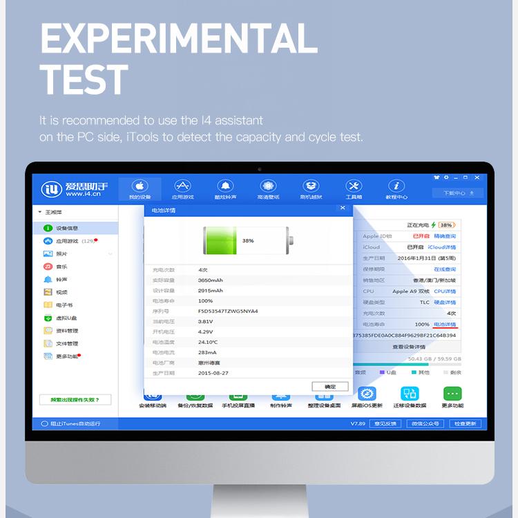 NOHON-Akku für Apple iPhone 6 6S 7 8 Plus Hochleistungsakkus