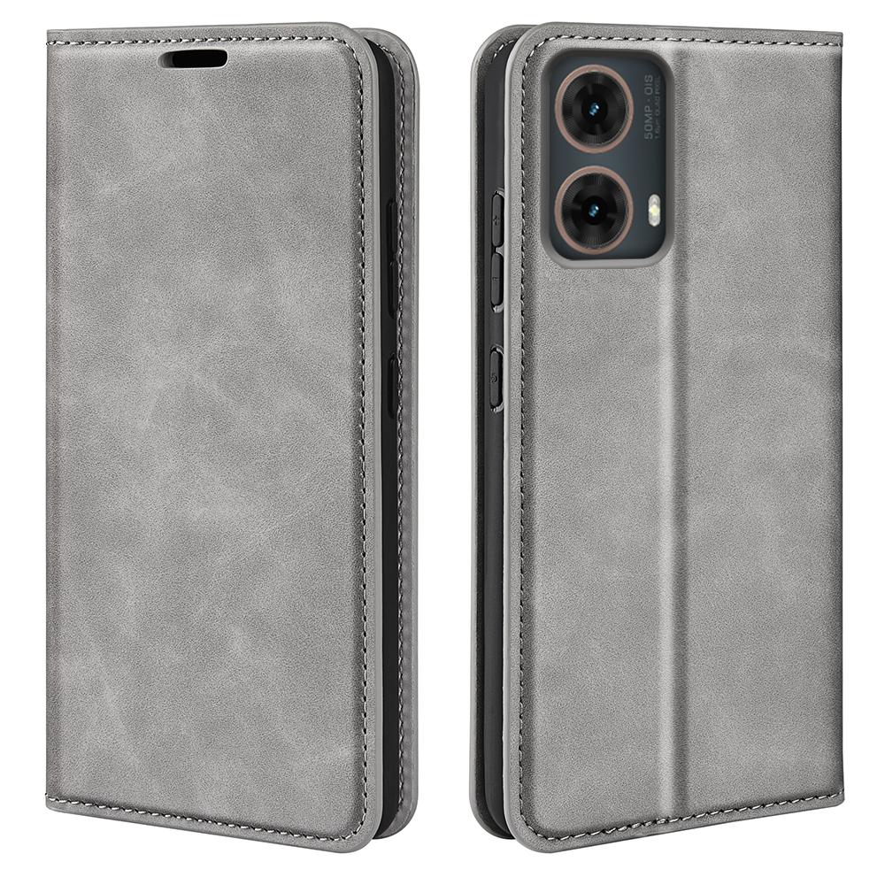 For Motorola Moto G85 5G/S50 Neo 5G Case PU Leather Wallet Folio Flip Phone Cover