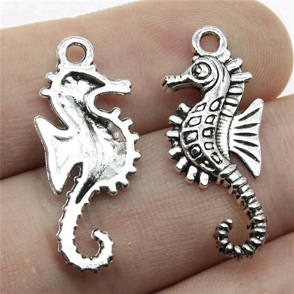 Octopus Seahorse Crab Shrimp Marine Life Charm Antique Bronze Zinc Alloy Jewelry Making Supplies Couple Style
