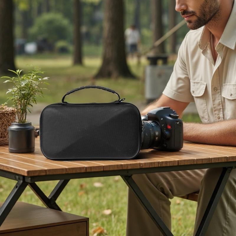 Shockproof Organiser EVA Hard Shell Carrying Case Storage Bag for OM 7/7P Handheld Gimbals Black