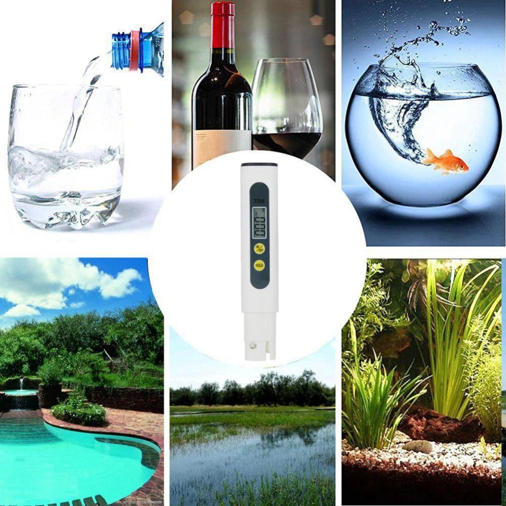 Handheld Water Purity Meter Digital EC Meter Water Quality Tester  Aquarium Hydroponics Pools
