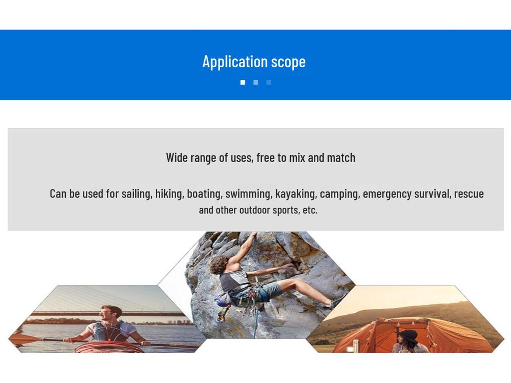 Fluier de Supraviețuire Impermeabil cu Frecvență Dublă și Șnur - Fluier de Siguranță pentru Exterior cu Sunet Acut, Fabricat din ABS Ecologic.