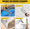 Putty Knife, 13 In 1 Paint Scraper, Stainless Steel Tool for Painting, Wall Repair, and Renovation