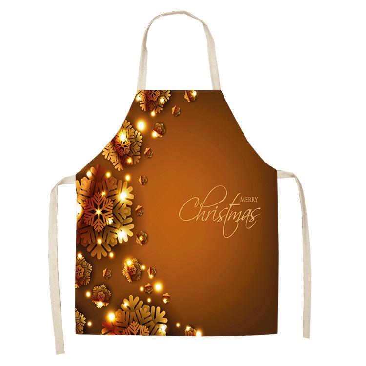 Christmas Golden Theme Apron for Children Child Apron Woman Kitchen Apron Women Kitchen Apron Master Apron Kitchen Apron Apron