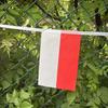 10M (32.8ft) Polish Flag String Flag Holiday Decoration Hanging Flag Pull Flag
