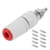 10pcs 4mm Banana Binding Post Socket M5 Copper Nickel Plated Female for Electronic Equipment