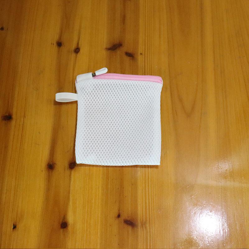 1pcs 10x10cm Laundry Sock & Small Item Storage Bags With Zipper Closure - Heavy-Duty Mesh Laundry Bags With Corner Design