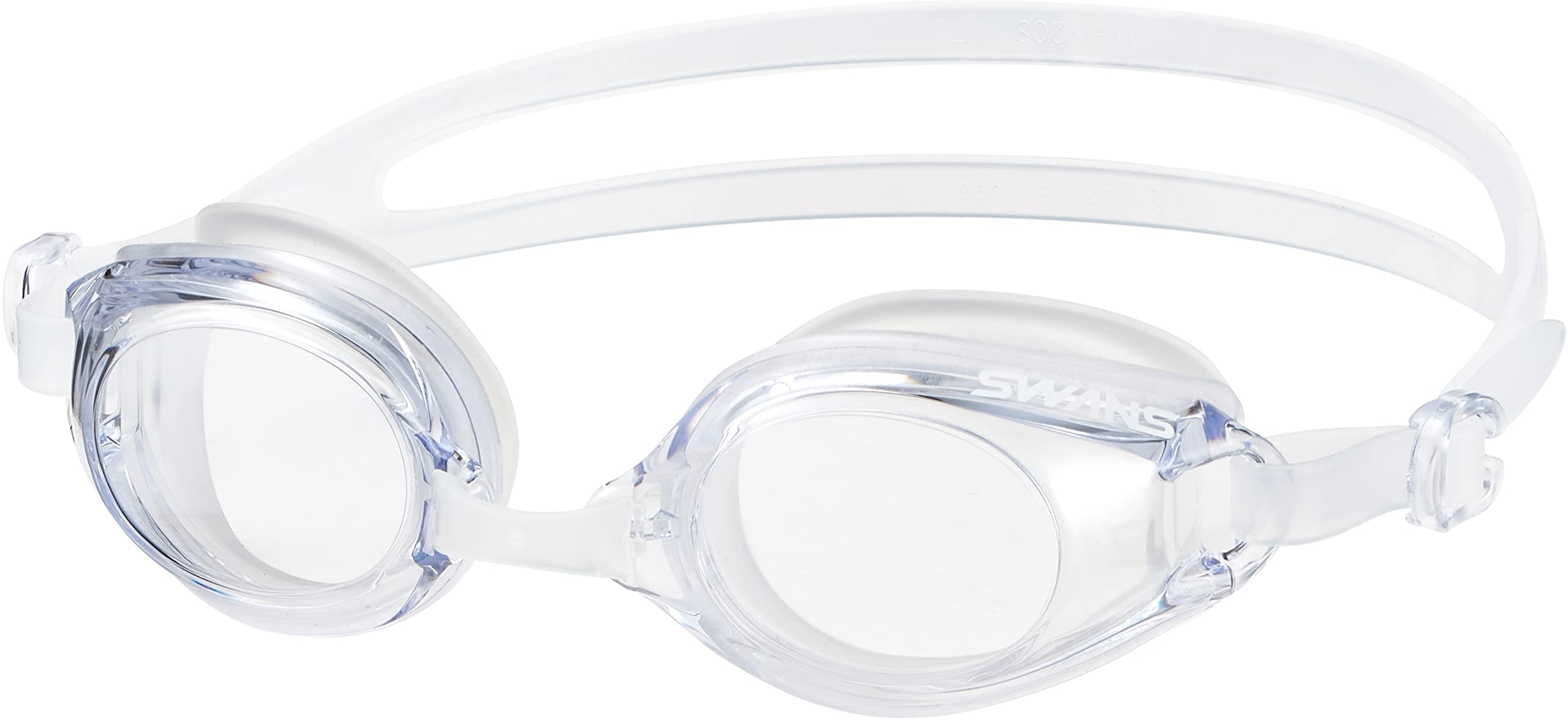 

Japanese Swimming Goggles CLA Clear Fitness Adult Large Lens Antibacterial Cushion [SWANS] SW-46re