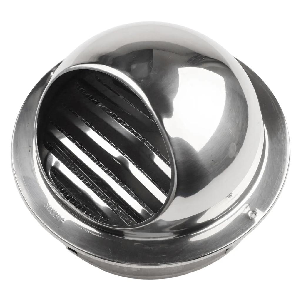 Stainless Steel Wall Ceiling Air Vent Ducting Ventilation Exhaust Grille Cover Waterproof Outlet Heating Cooling Vents Cap