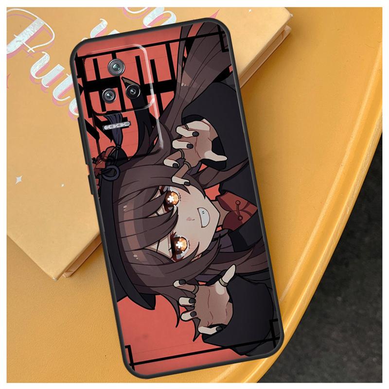 Genshin Impact Zhongli Hutao Case For POCO F5 X5 X3 Pro F3 F4 X4 GT M4 M5 Back Cover For Xiaomi 12 Lite 11 13 11T 12T Pro