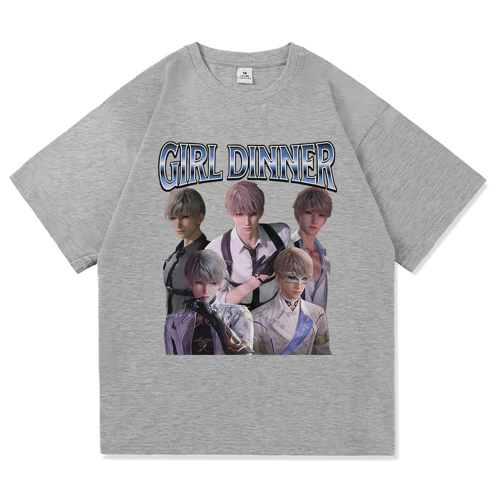 Xavier Love and Deepspace T Shirt Fashion Women Harajuku Aesthetic Graphic T-Shirt Unisex Vintage Tees Shirts