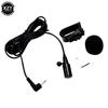 Car Microphone 2.5/3.5 Elbow Jack Plug Mic Stereo 2 Pole Mono Wired External Microphone For Auto DVD Radio and Car Telephony
