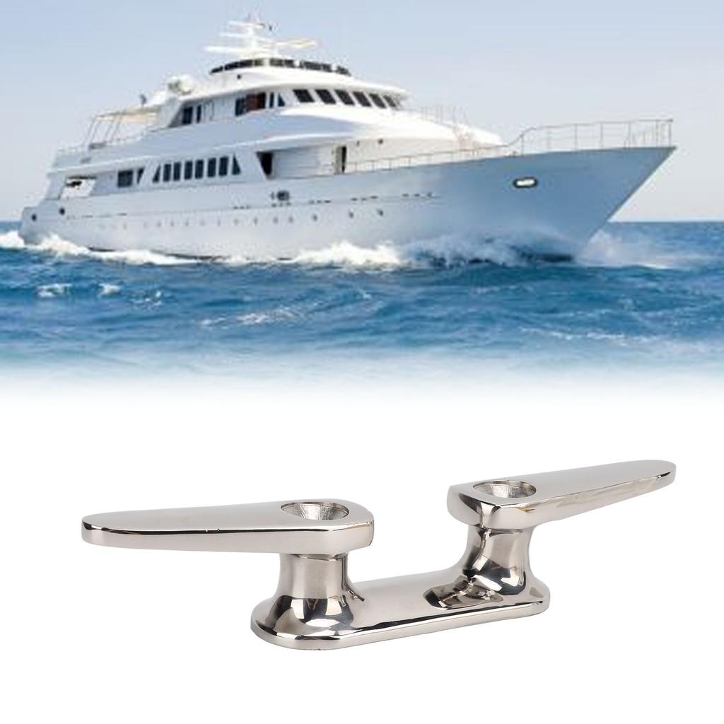 316 Stainless Steel Marine Bollard Universal Mirror Polished Cleat Deck Boat Bollard