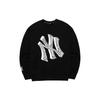 MLB Bluzy Unisex New York Yankees Czarny Okrągły Dekolt Umiarkowany Regularny 3AMTU0131-50BKS