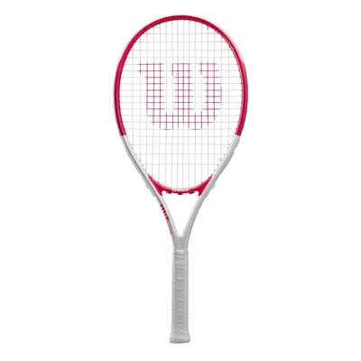 Wilson Hard Tennis Racket Intrigue Grip Size 2 Pink X White WR148110U2 [Pre-strung]