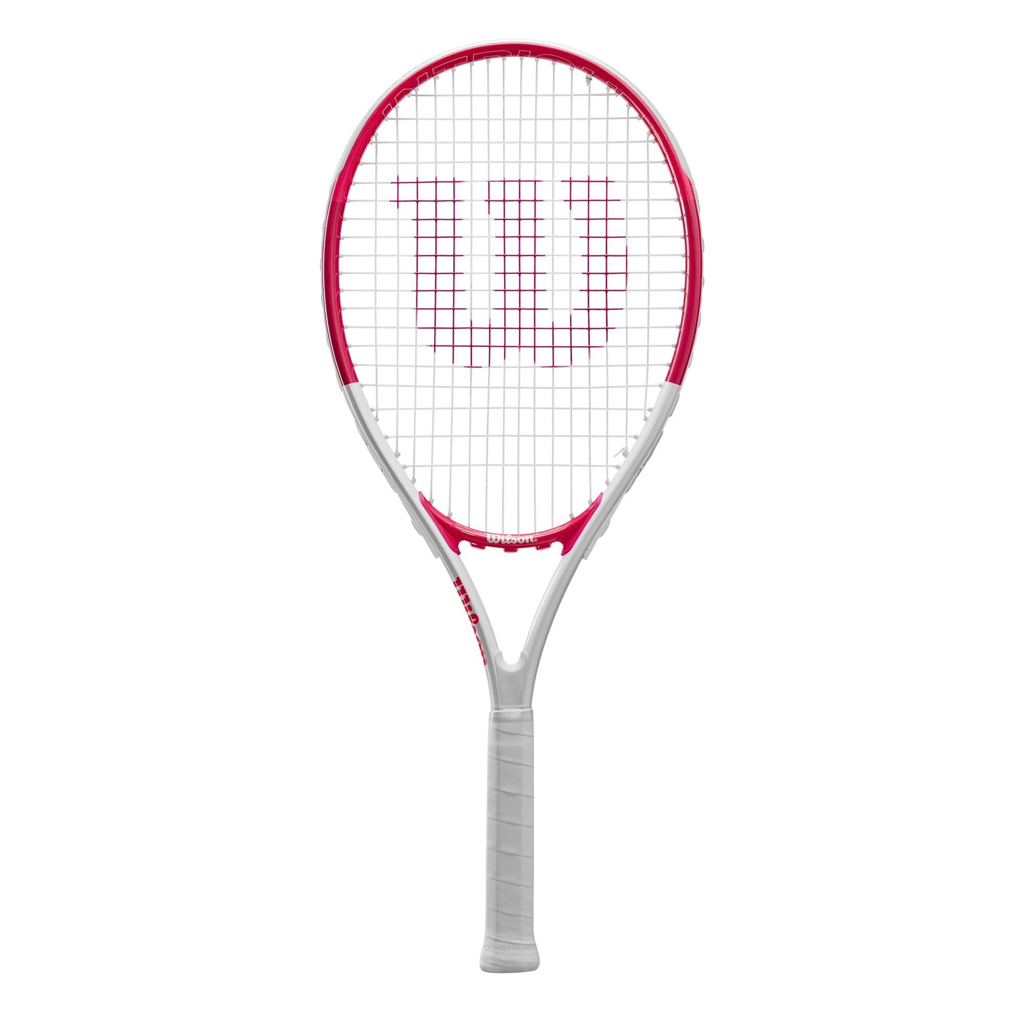 

Теннисная ракетка Wilson Hard Intrigue Размер ручки 2 Розовый x Белый WR148110U2 [Предварительно натянута]