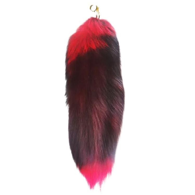 Plush Tail Charm Key Holder Keyring Pendant Decorations Purse Bag Charm
