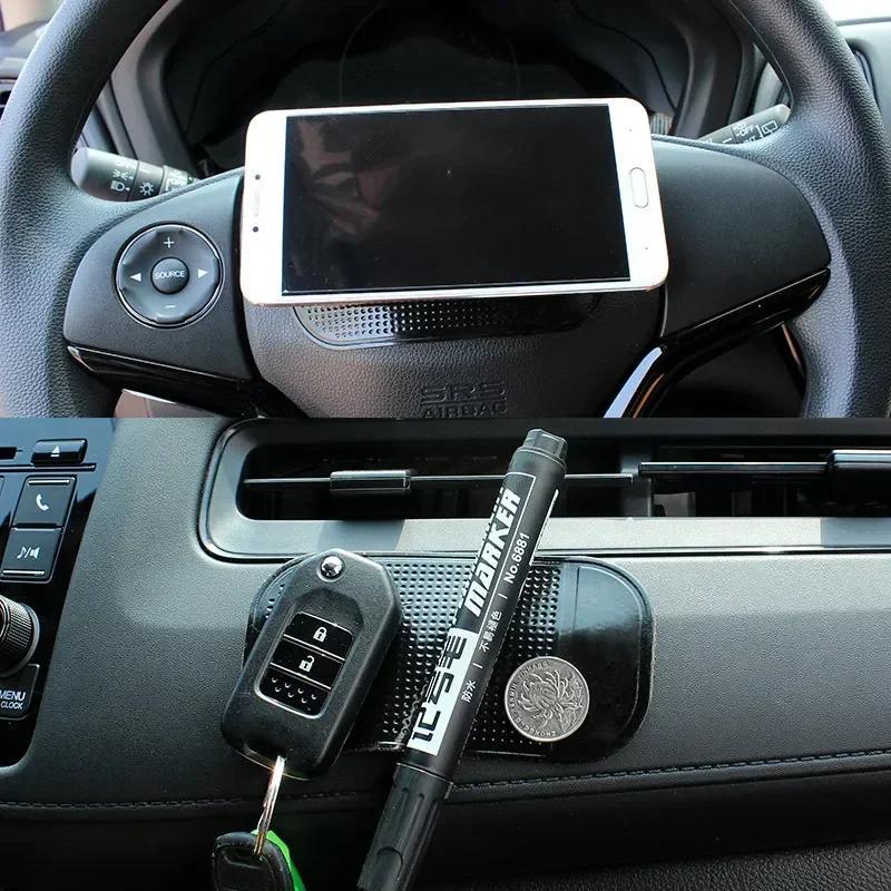 1/4PC Car Dashboard Anti Slip Sticky Mat Non-Slip Holder Phone Sunglasses Auto Non-Slip Sticky Gel Pad for GPS Holder