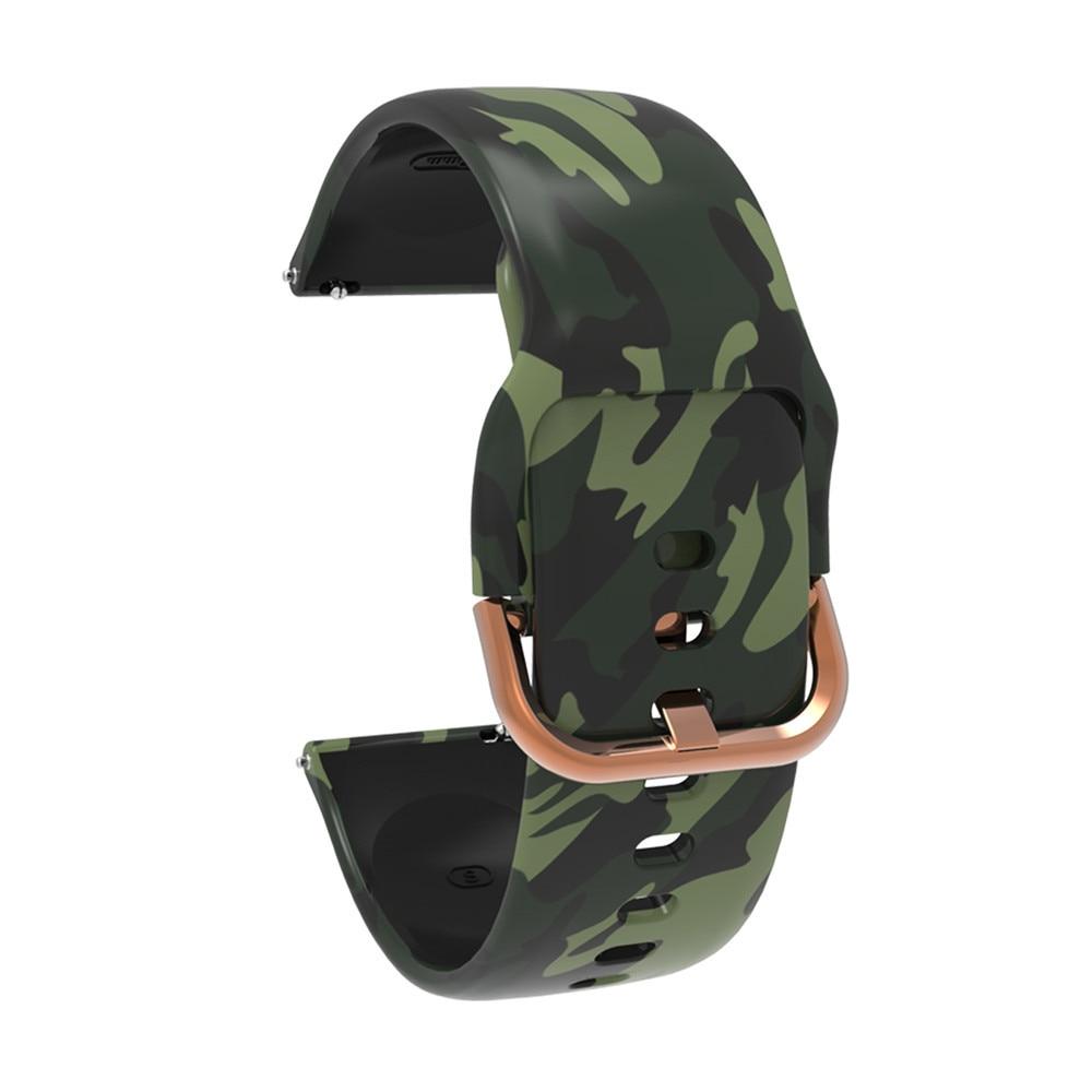 20mm silikonový řemínek na hodinky pro Samsung Galaxy Watch 42mm Active 2 40mm 44mm náramek řemínek pro Gear S2 Amazfit bip