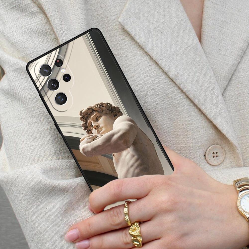Greek Aesthetics Plaster statue Cell Phone Case for Samsung Galaxy S26 Ultra S25 S24 S23 S22 S21 S20 Note10 Cover