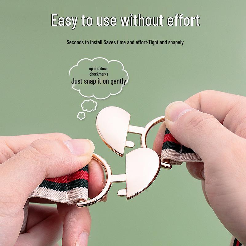 Adjustable Elastic Woven Belt with Hook for Men & Women