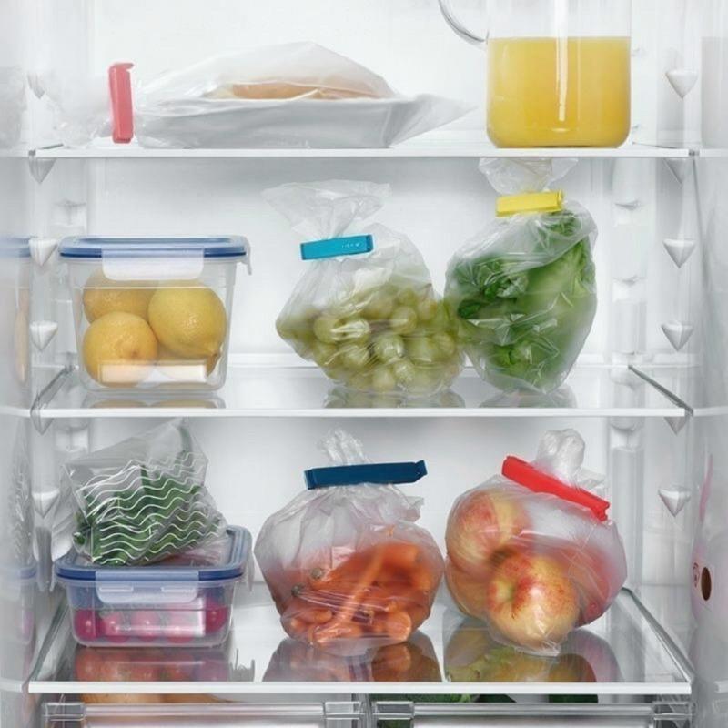 Food Snack Storage Seal Sealing Bag Clips Sealer Clamp Food Bag Clips Kitchen Tool Food Close Clip Kitchen Accessories