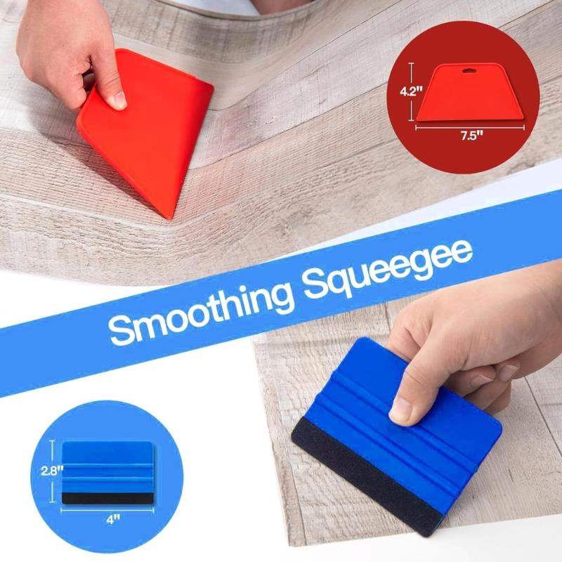 Wallpaper Smoothing Tool Multifunction Smoothing Tool Set for Peeling and Stick Backsplash Tiles Contact Paper Vinyls