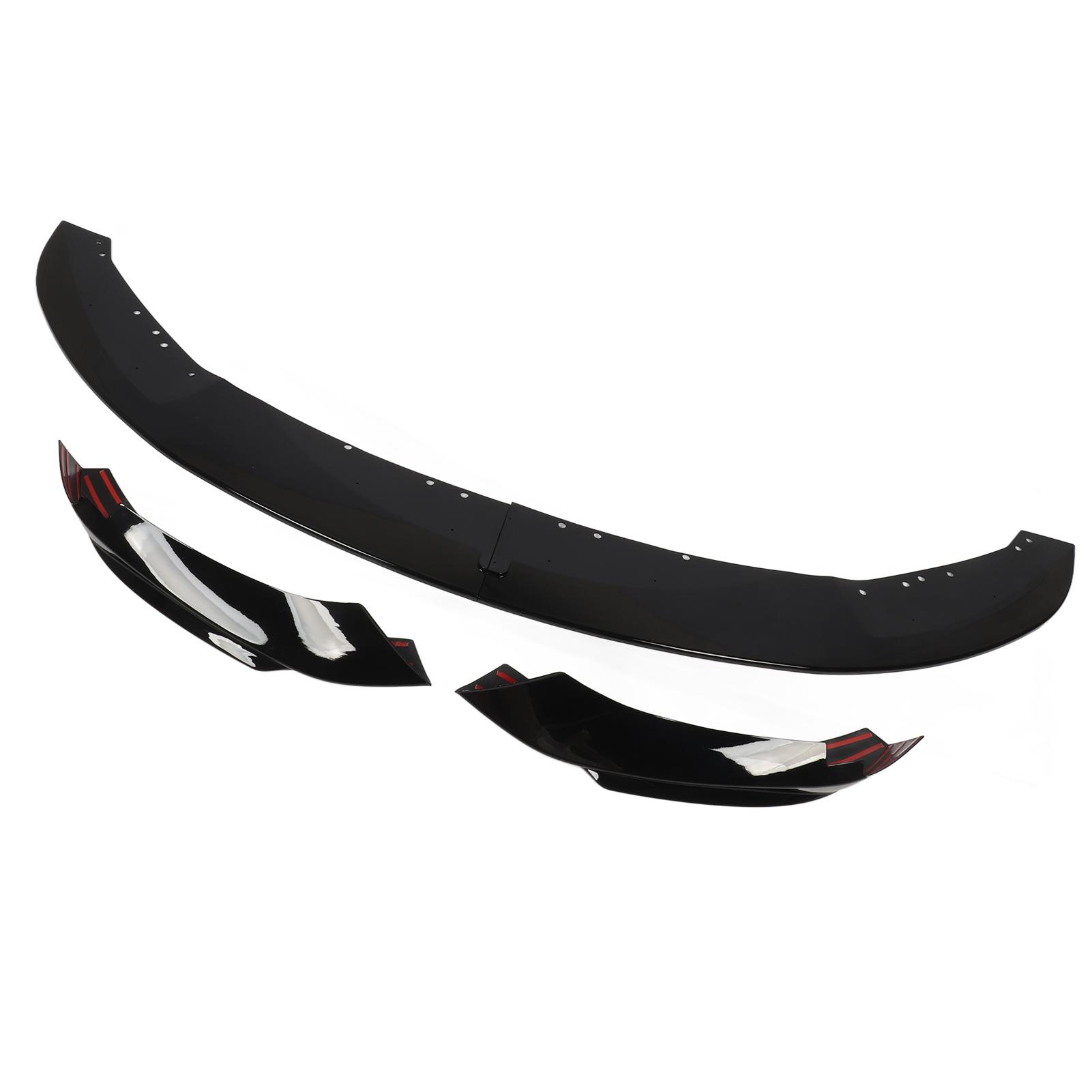 

Глянцевый черный спойлер на передний бампер, диффузор для 4 серии F32 F33 F36 MСпорт 2014 в